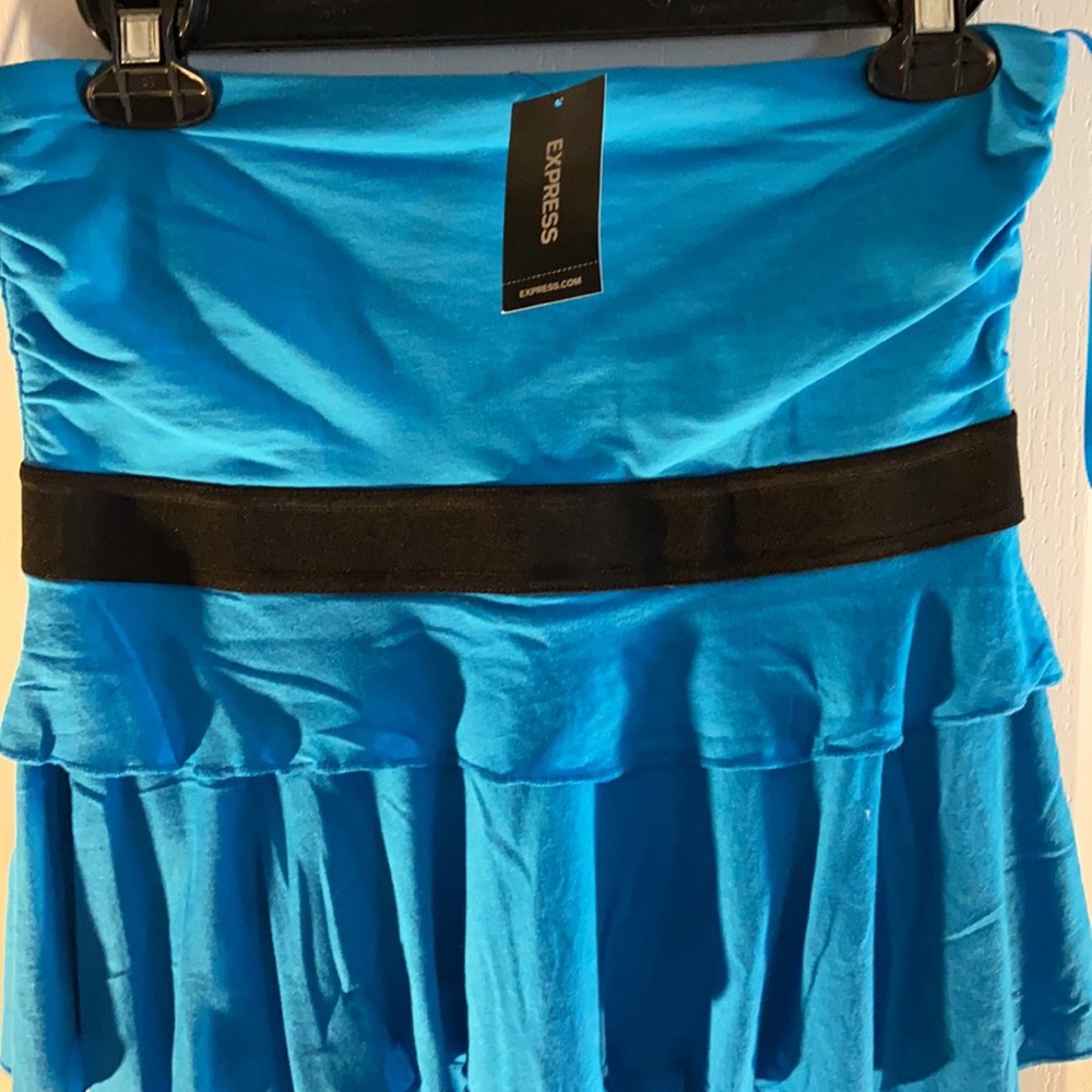 Express Blue Ruffle Mini Size S - Picture 2 of 2